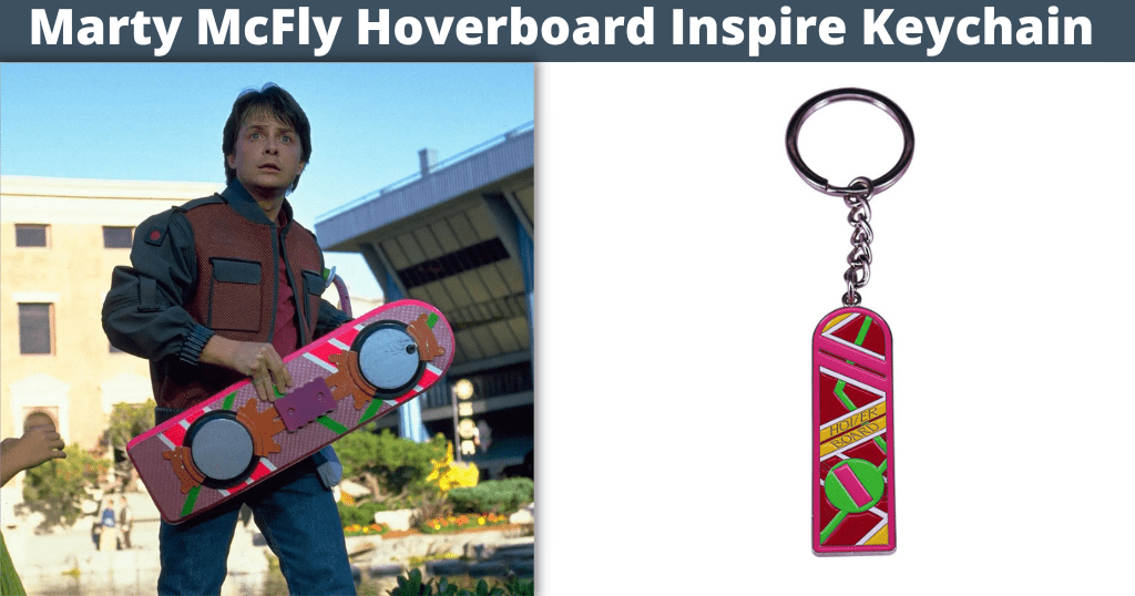Marty McFly Hoverboard Inspire Keychain