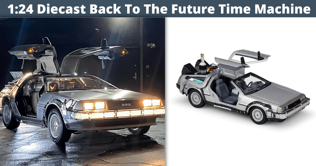 1:24 Diecast Back To The Future Time Machine, Scale Vehicle