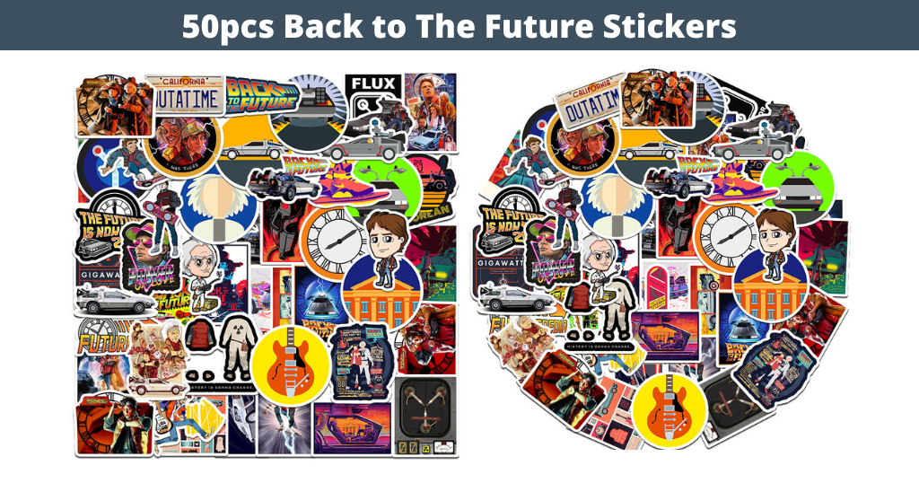 50pcs Back to The Future Stickers