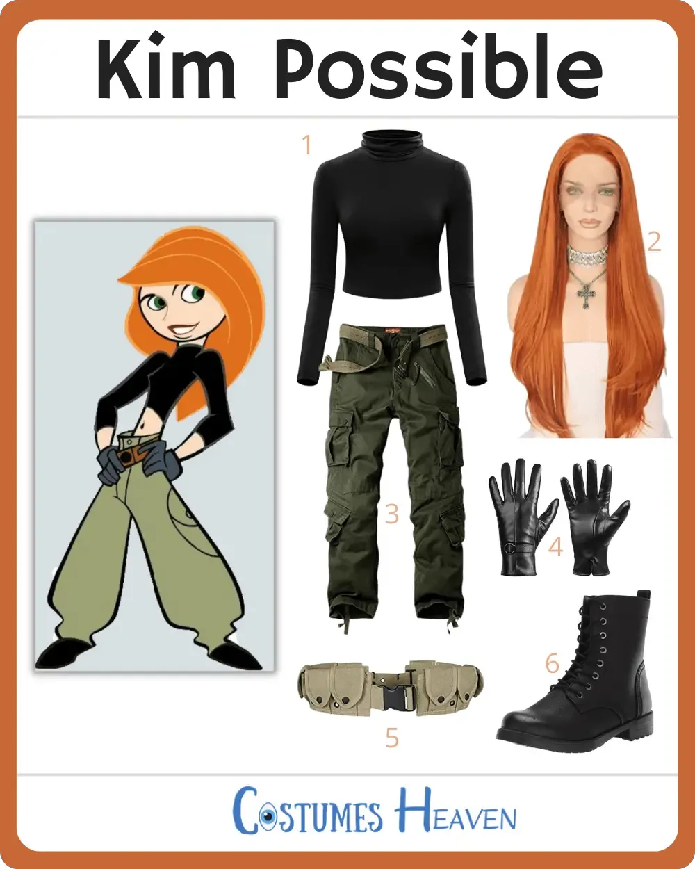 DIY Kim Possible Ideas de disfraces [2023] para cosplay y Halloween