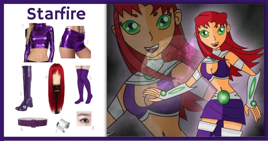 Diy Starfire Teen Titans Costume Ideas For Cosplay Halloween The Best Porn Website