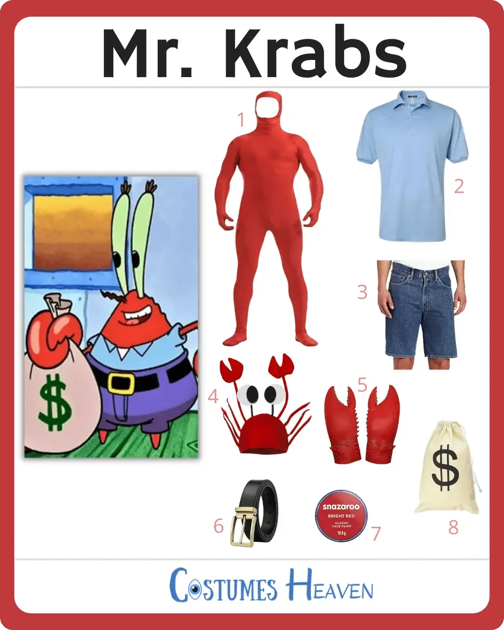 DIY Mr. Krabs Costume Ideas 2023