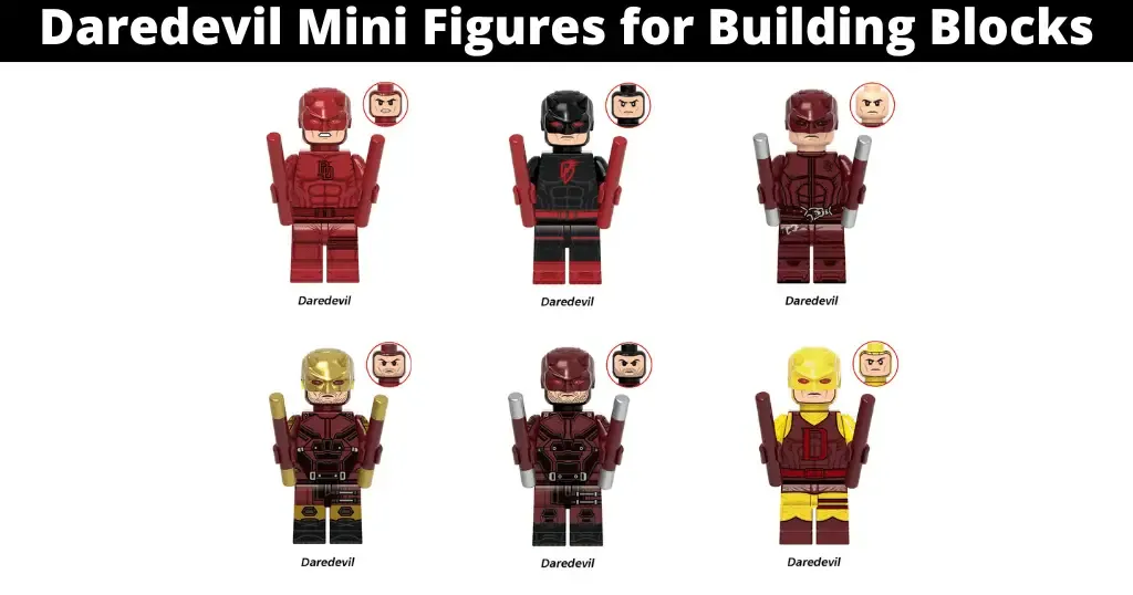 Daredevil Mini Figures for Building Blocks