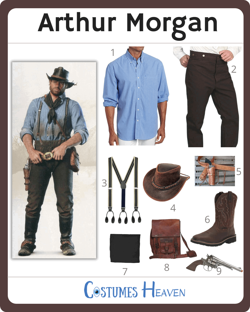 Arthur morgan costume amazon