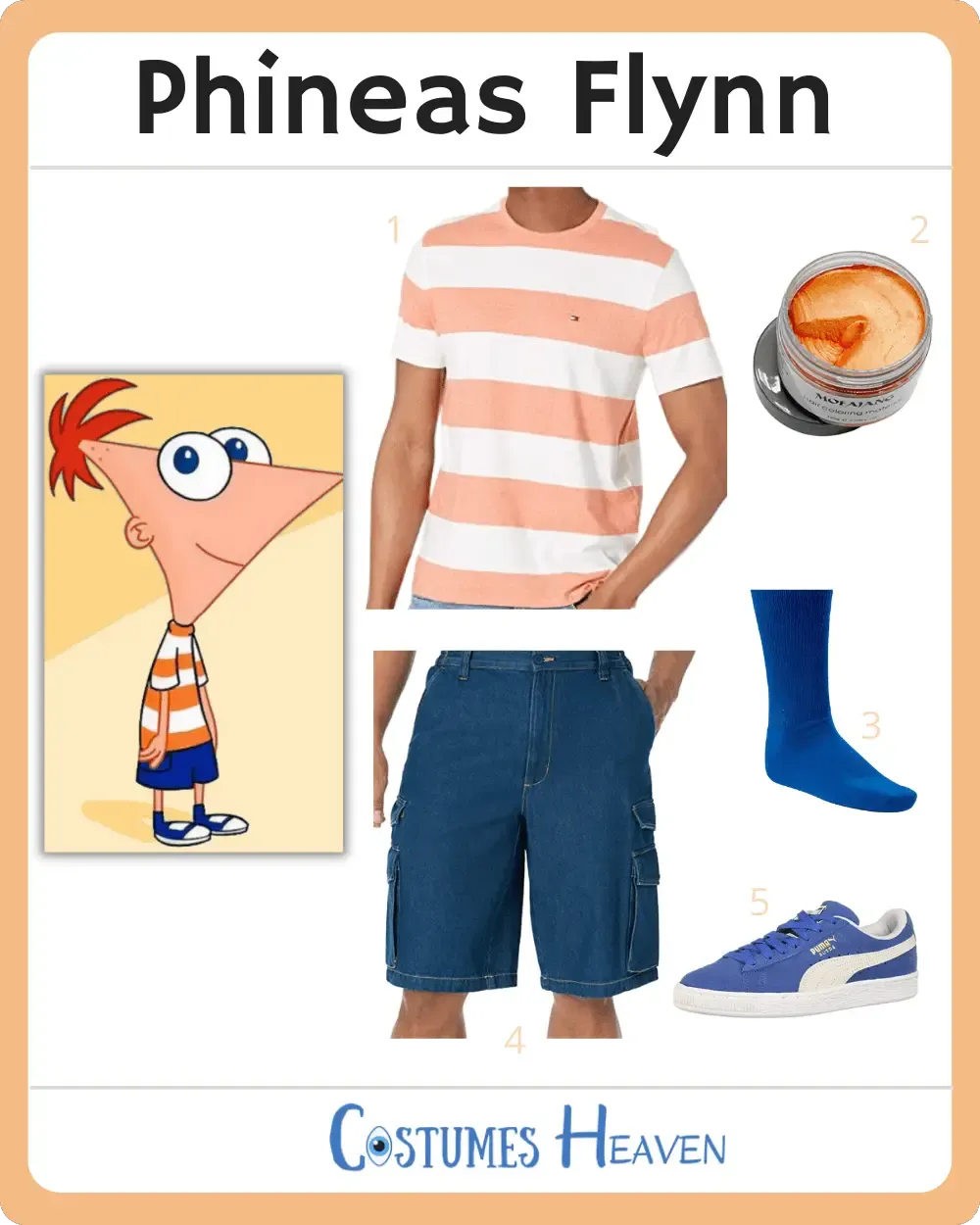 Phineas Flynn costume
