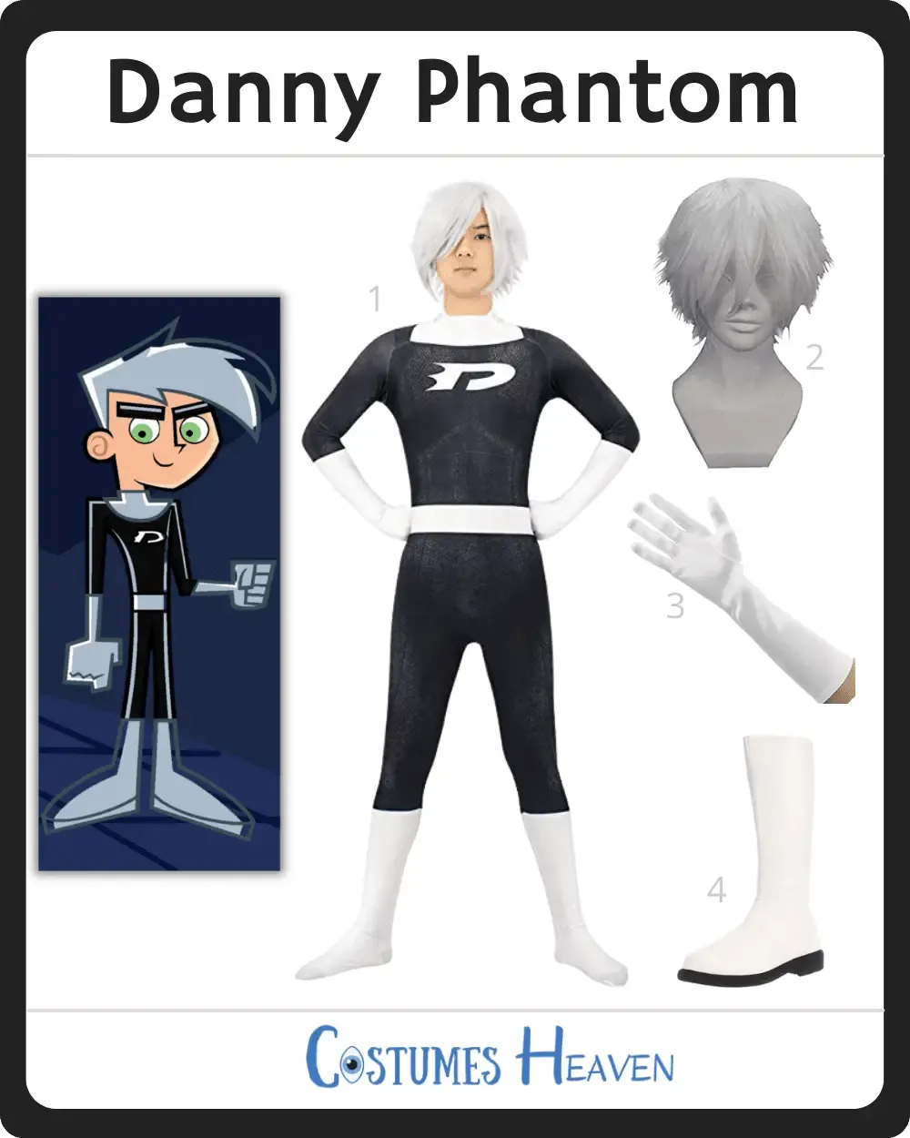 Sam Danny Phantom costume