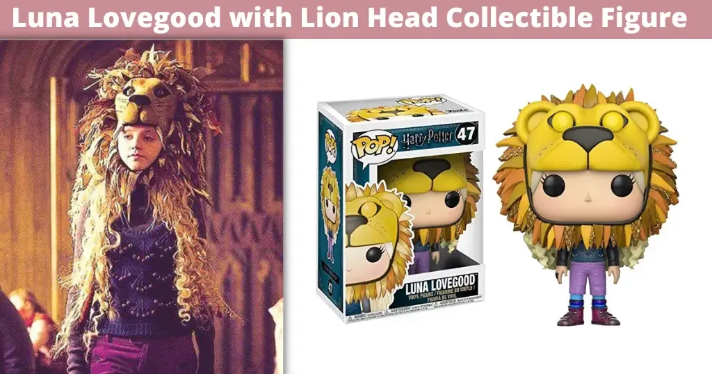 Luna Lovegood with Lion Head Collectible Figure