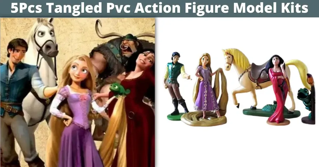 5Pcs Tangled Pvc Action Figure Model Kits