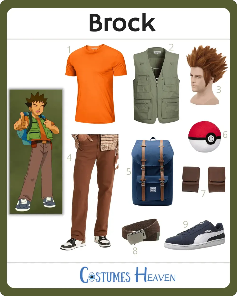 brock pokemon costume