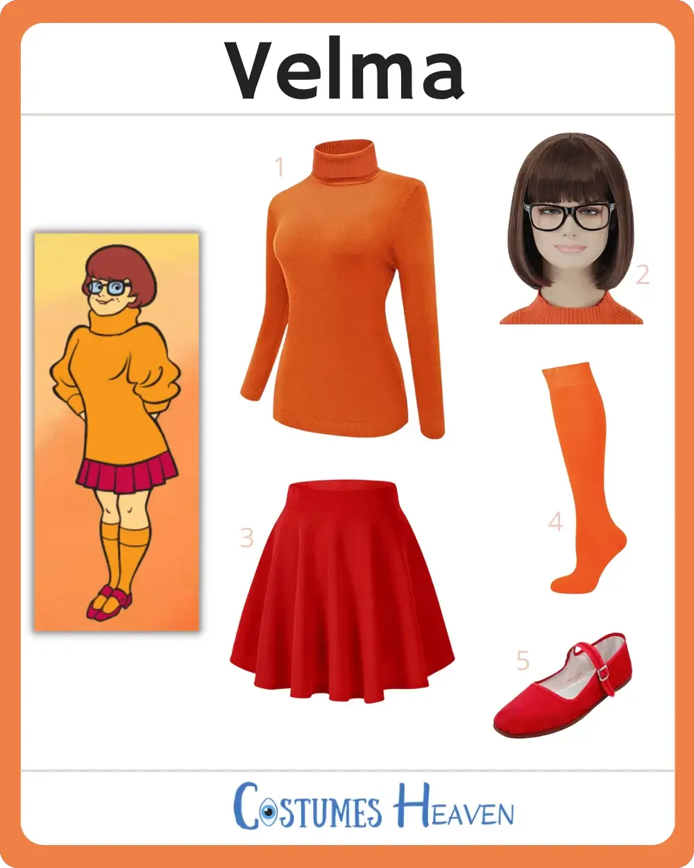 Grado Celsius Hierbas Disfraces DIY Velma (Scooby-Doo) Ideas de disfraces [2023] para cosplay y Halloween