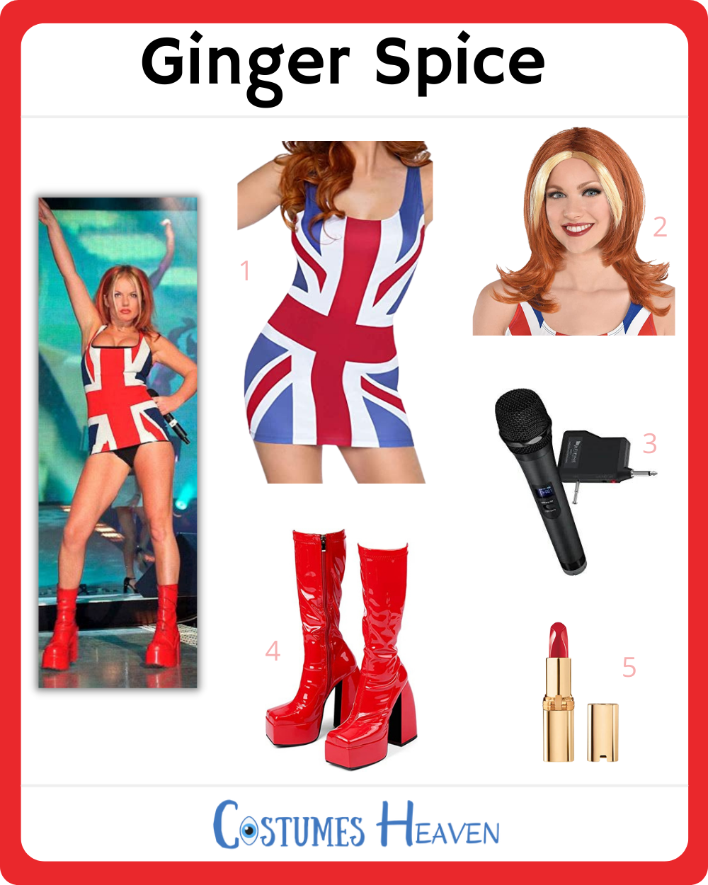 Diy scary spice costume