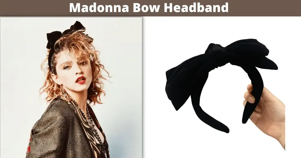 Madonna Bow Headband Bowknot Headband
