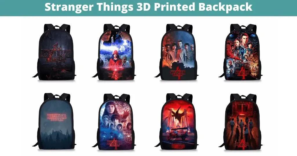 Stranger Things 3D Printed Backpack