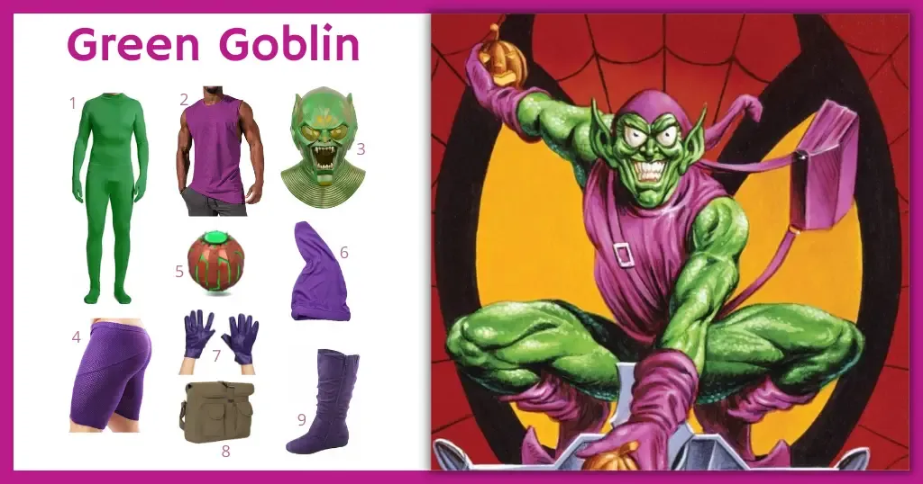 Green Goblin Costume For Cosplay And Halloween 2024