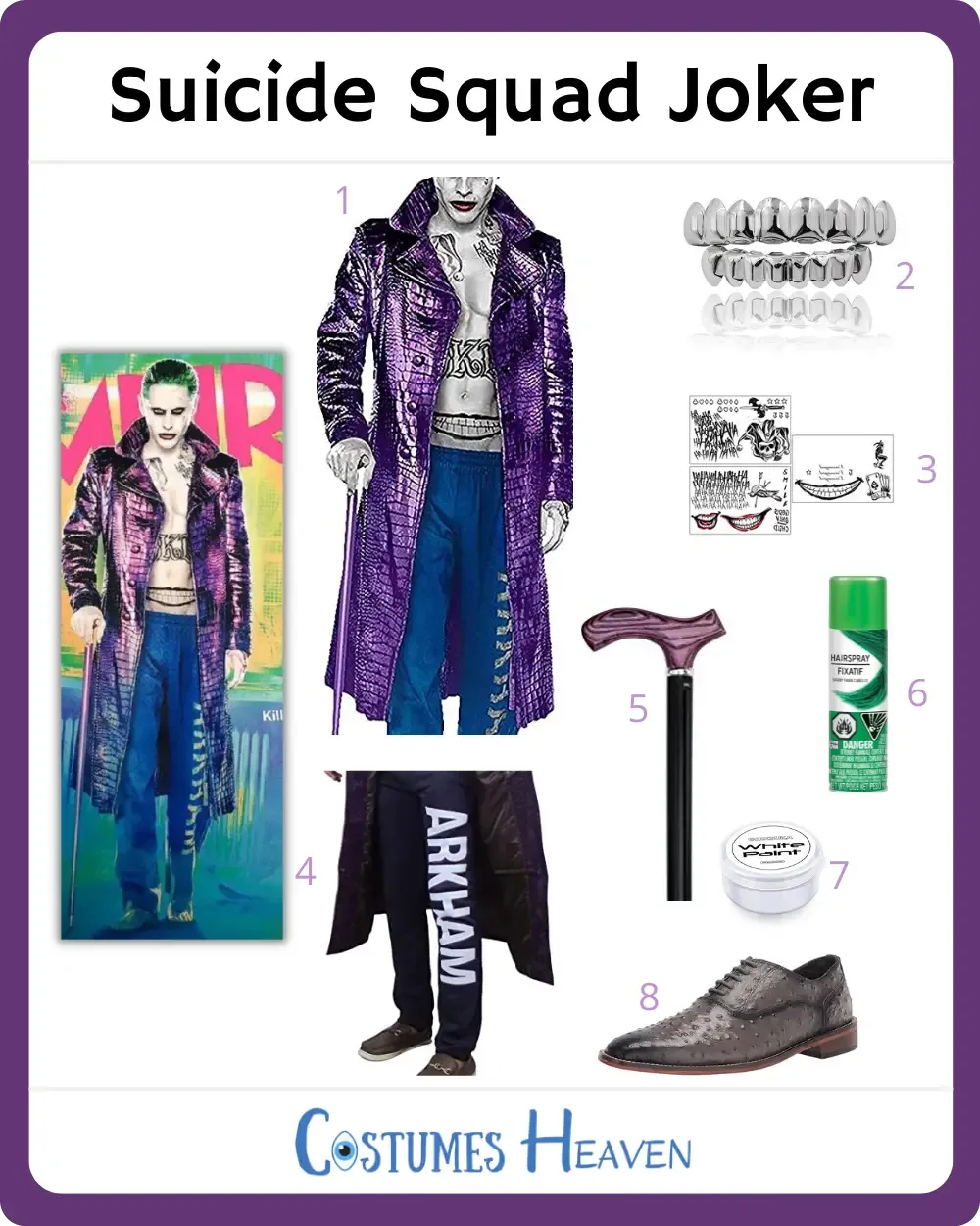 Suicide Squad Joker Outfits