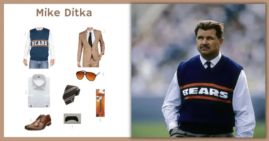 LastMinute Mike Ditka Costume Idea For Cosplay & Halloween 2024