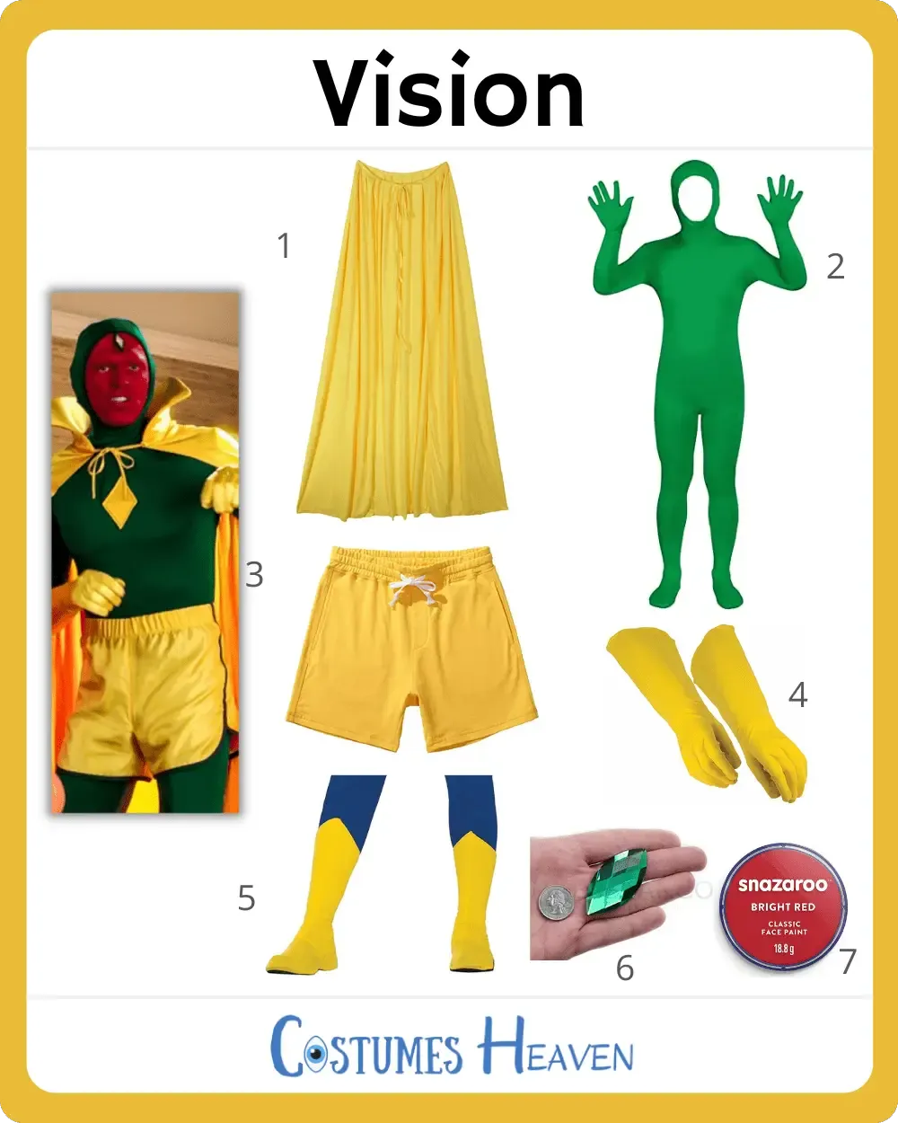 Vision Halloween Costume