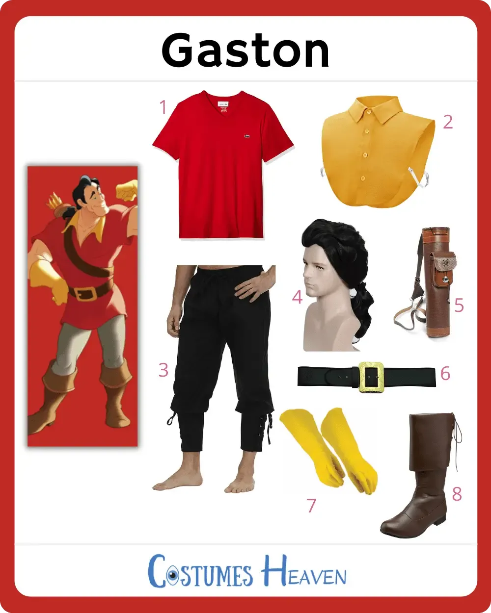Gaston Costume