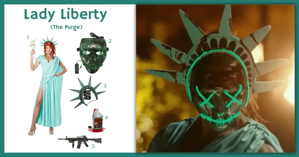 Lady Liberty (The Purge) Costume For Cosplay & Halloween 2024