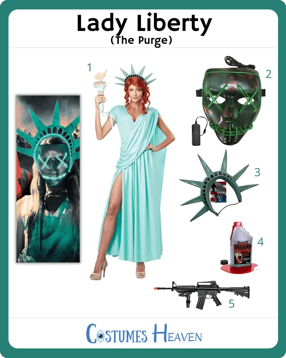 Lady Liberty The Purge Costume