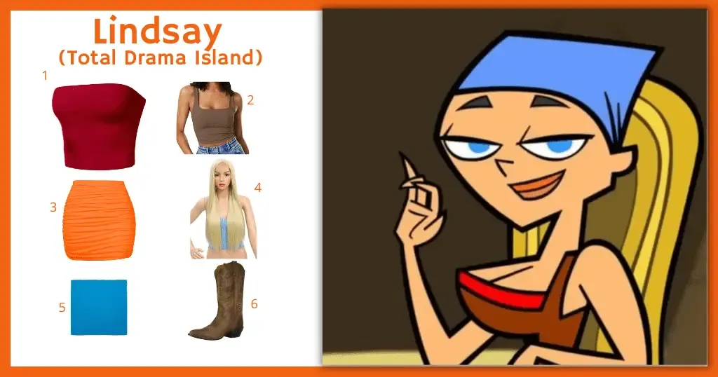 Lindsay Total Drama Island Costume For Cosplay & Halloween 2024