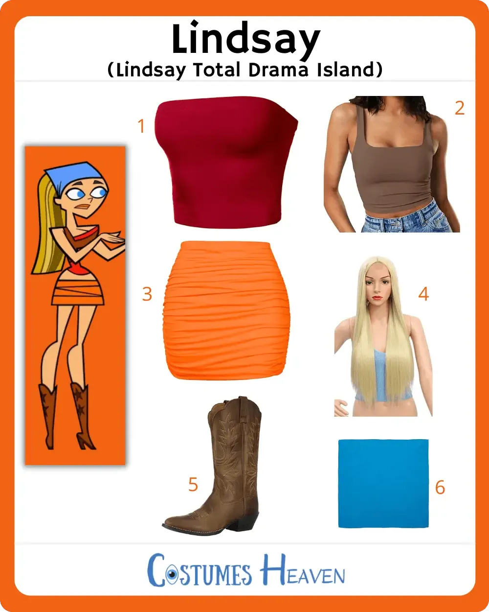 Lindsay Total Drama Island Costume