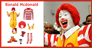 Ronald McDonald Costume