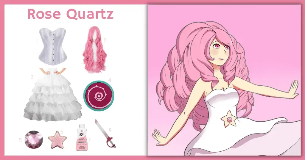 Rose Quartz Cosplay For Cosplay Halloween 2024   Rose Quartz Cosplay Social 