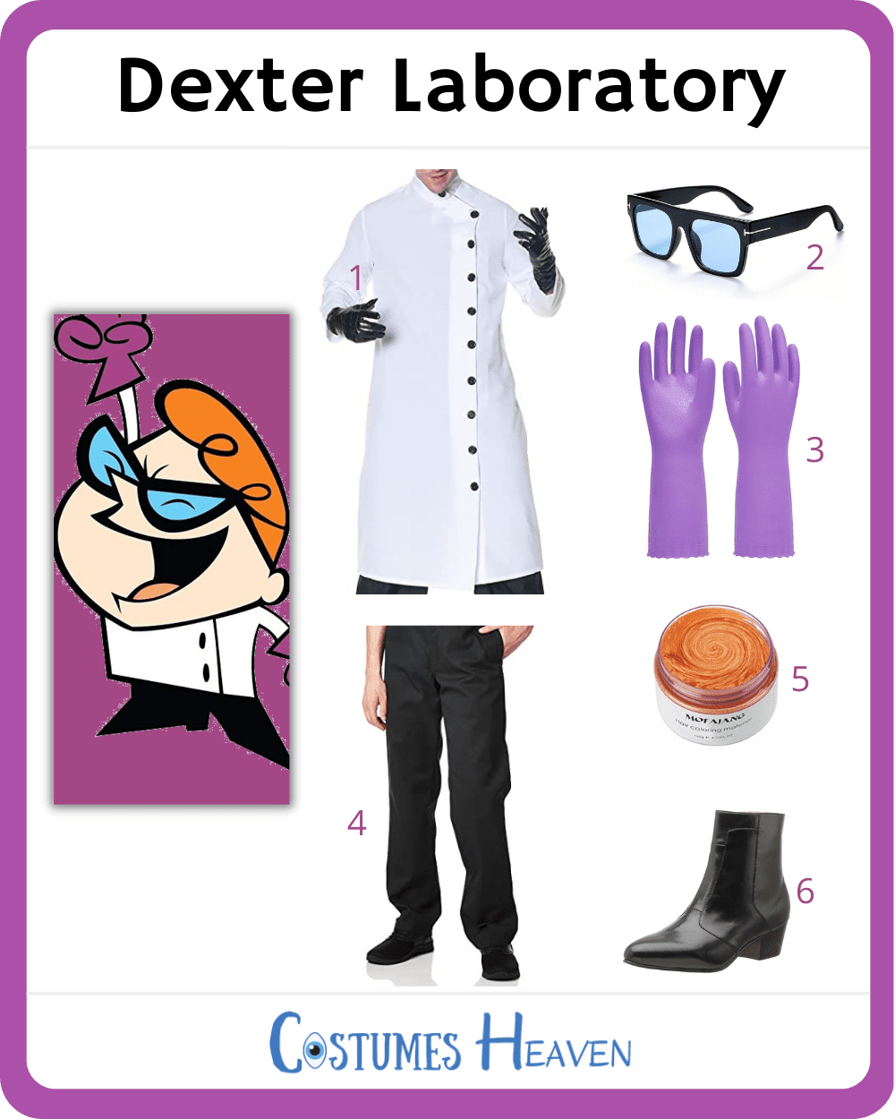 Dexter Laboratory Costume