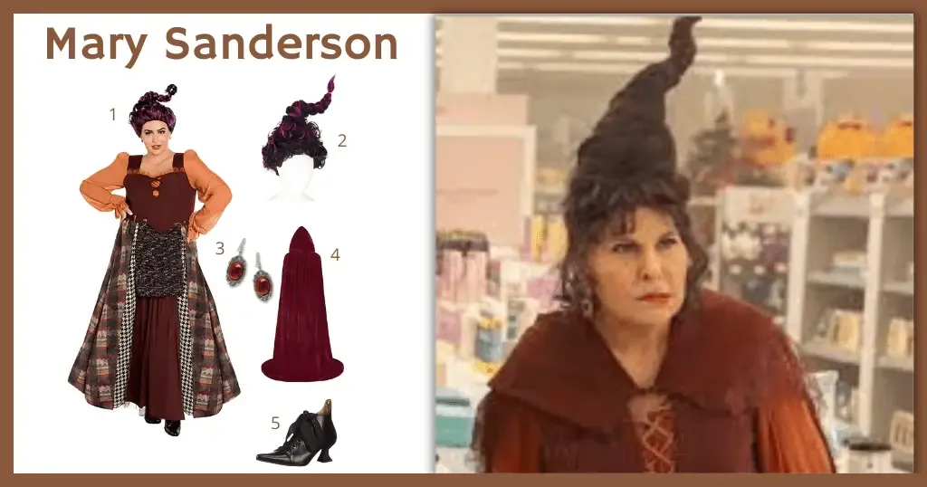 Mary Sanderson Costume For Cosplay & Halloween 2024