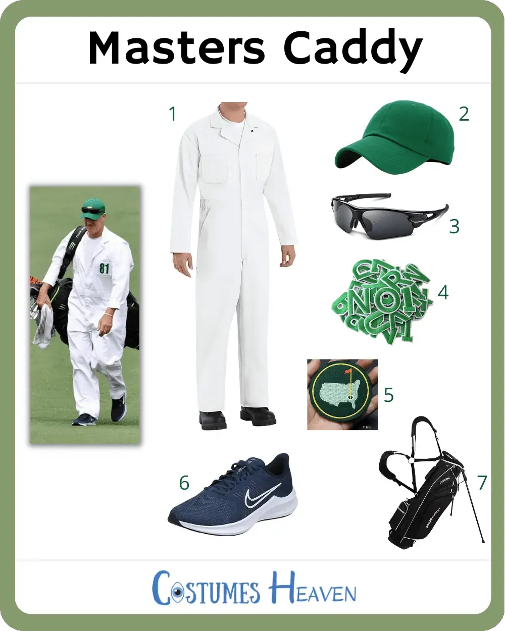 Masters Caddy Costume