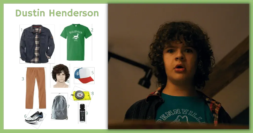 Dustin Henderson Costume For Cosplay & Halloween 2024