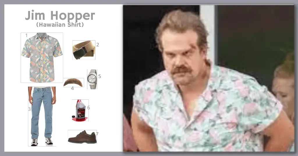 Jim Hopper Costume For Cosplay & Halloween 2024