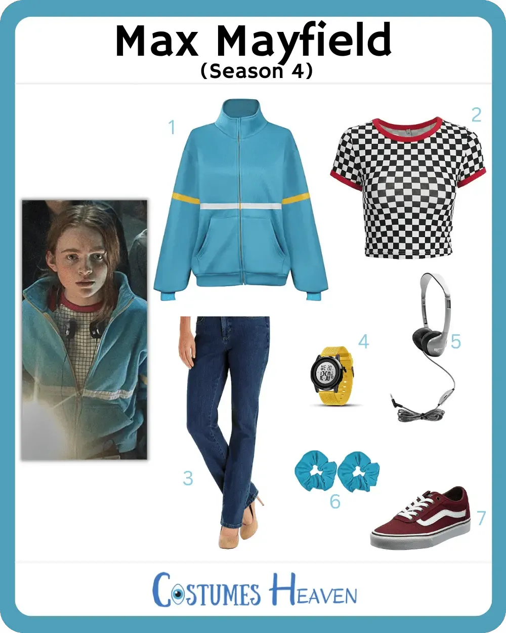 DIY Max Mayfield ( Stranger Things) Outfits Ideas [2023] For Cosplay & Halloween