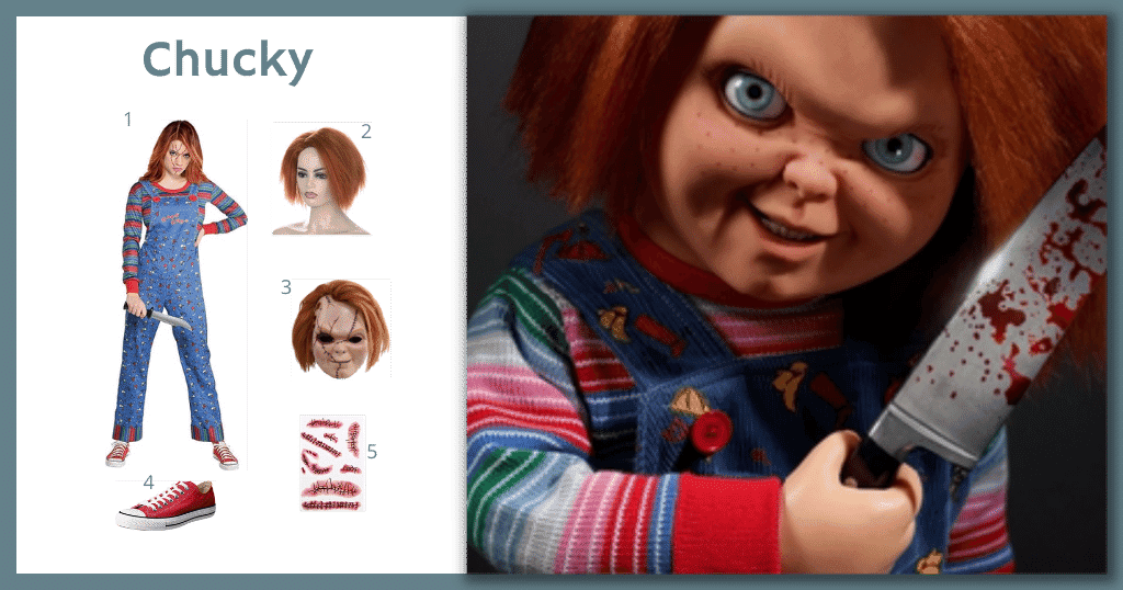 Last-Minute Chucky Costume Idea (Adult & Child Versions) For Cosplay ...