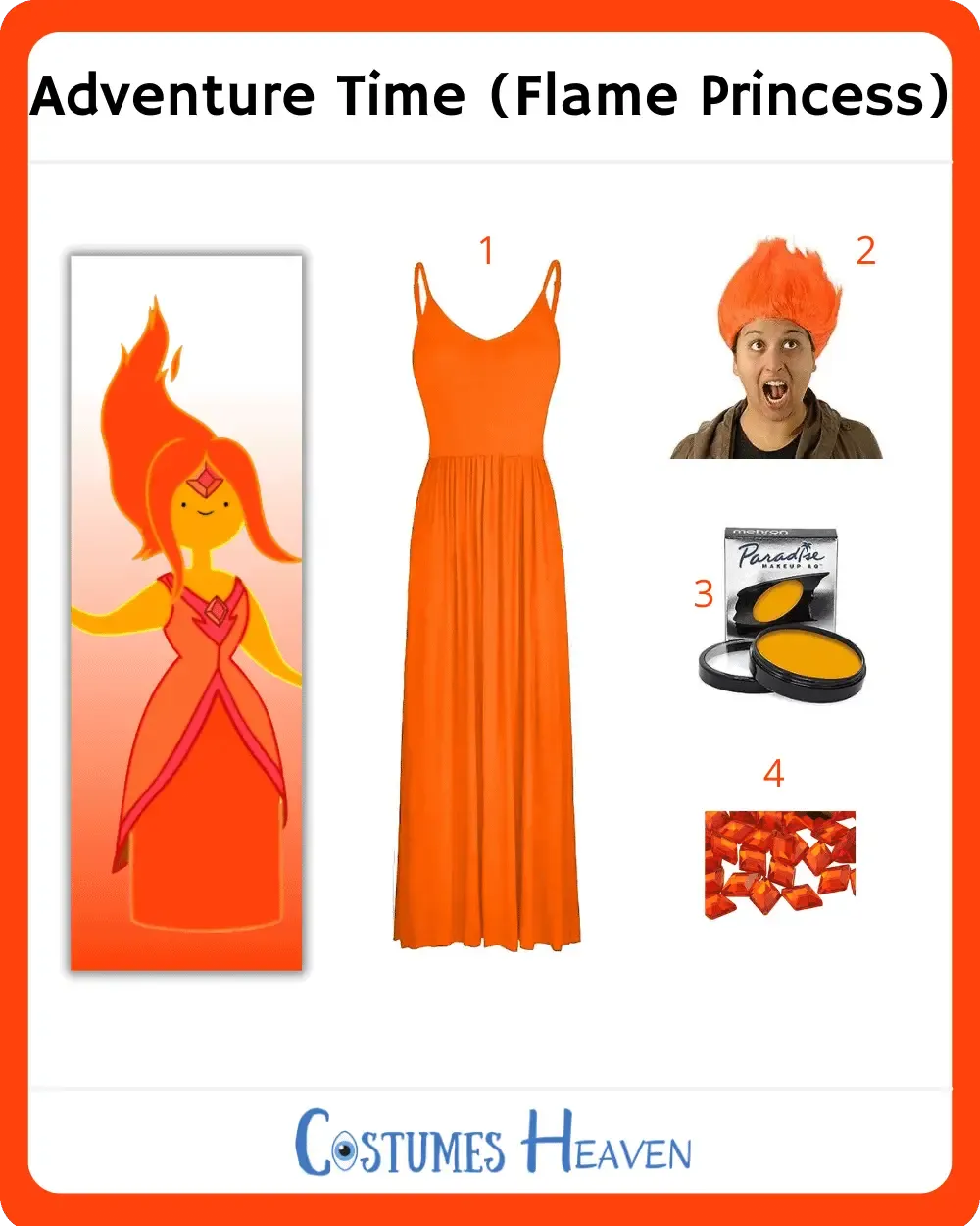 Flame Princess Costume