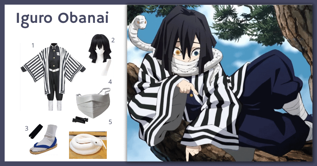 Last-Minute Iguro Obanai Cosplay Idea For Cosplay & Halloween 2024