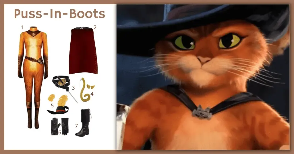 Puss In Boots Costume For Cosplay & Halloween 2024