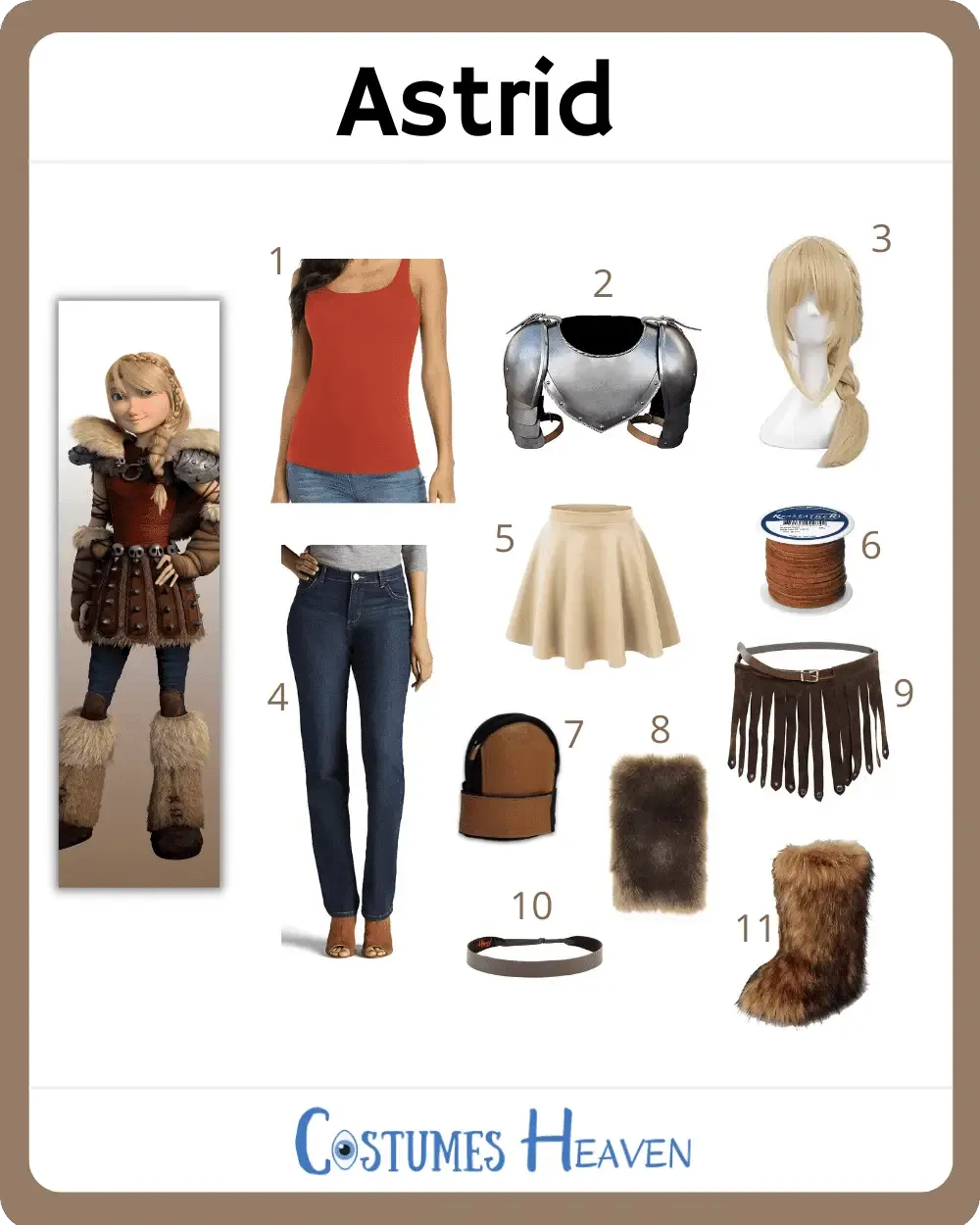 Astrid How To Train Your Dragon Costume