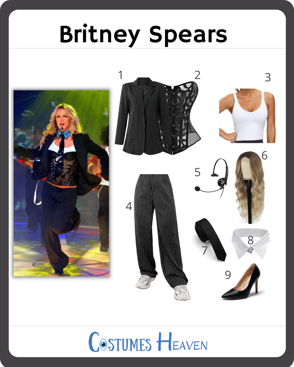 Britney Spears Me Against The Music Costume
